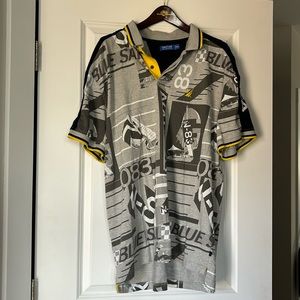 Men’s Nautica Cotton Sailing/Regatta Themed Shirt, XXL